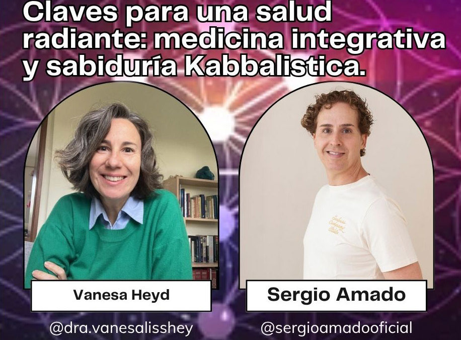 imagen podcast medicina integrativa donde Sergio Amado y Vanesa Heyd comparten las claves para una salud radiante