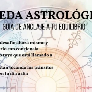 imagen cartel actividad rueda astrologica guia de anclaje a tu equilibrio