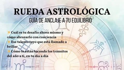 Inicio 7 Actividad Rueda Astrológica. Guía de anclaje a tu equilibrio