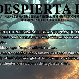 Despierta IV: Cierra tus cuentas abiertas y evoluciona. Curso de Kabbalah y Numerología Evolutiva sobre karma, patrones repetitivos y crecimiento personal