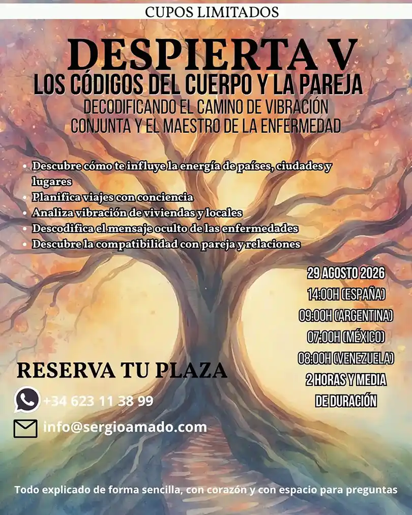 DESPIERTA V. los codigos del cuerpo y la pareja imagen del curso Kabbalah Despierta 5, los codigos del cuerpo y la pareja, decodificando el camino de vibracion conjunta y el maestro de la enfermedad