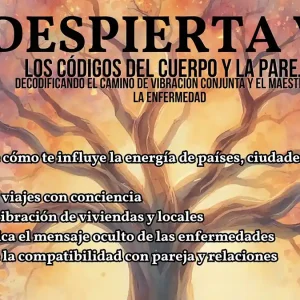 Despierta V: Los códigos del cuerpo y las relaciones, curso de Numerología Cabalística sobre el Camino de Vibración Conjunta, enfermedades, relaciones y autoconocimiento