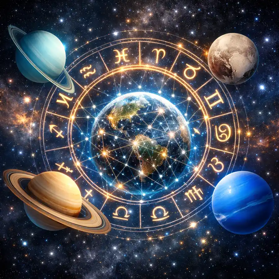 Carta astral de Venezuela: cambios y ciclos en 2026 2 Tránsitos planetarios en astrología mundial